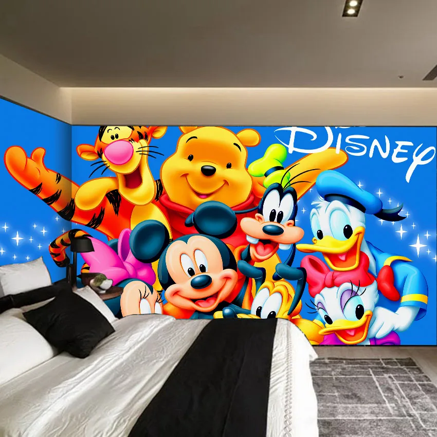 [Самоклеющиеся] 3D анимированные персонажи 2128205 настенная бумага настенная печать настенные наклейки