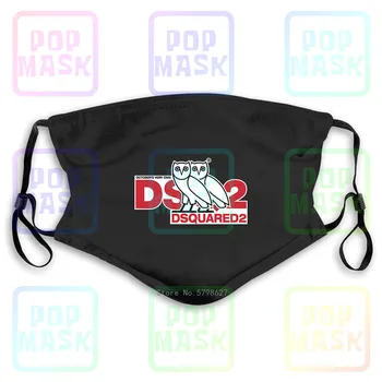 

Hot Rare Drake Dsq Ovo Washable Reusable Mask with 2Pcs PM2.5 Filters 5 Layers