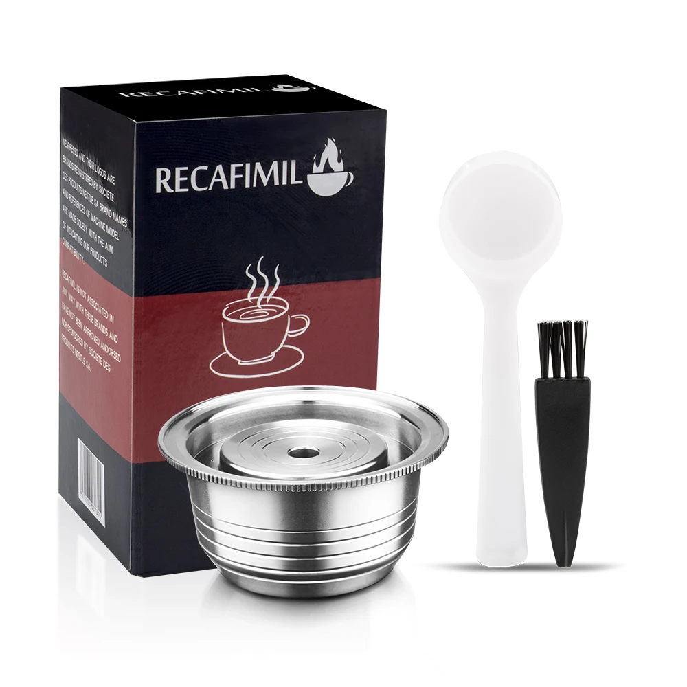 As picture 230 мл многоразовые кофейные капсулы Nespresso Vertuoline Plus& Delonghi ENV150 многоразовые Многоразовые фильтры для кофе из нержавеющей стали Pod - Цвет: As picture