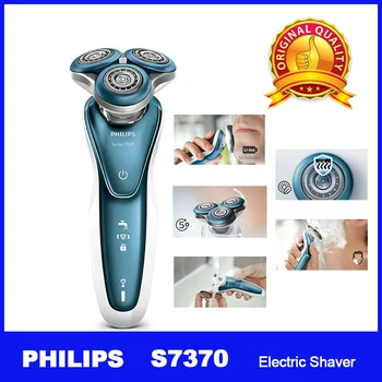 

Professional Philips Electric Shaver S7370 with Gentle Precision PRO Blades SmartClick precision trimmer Wet and dry for Men's