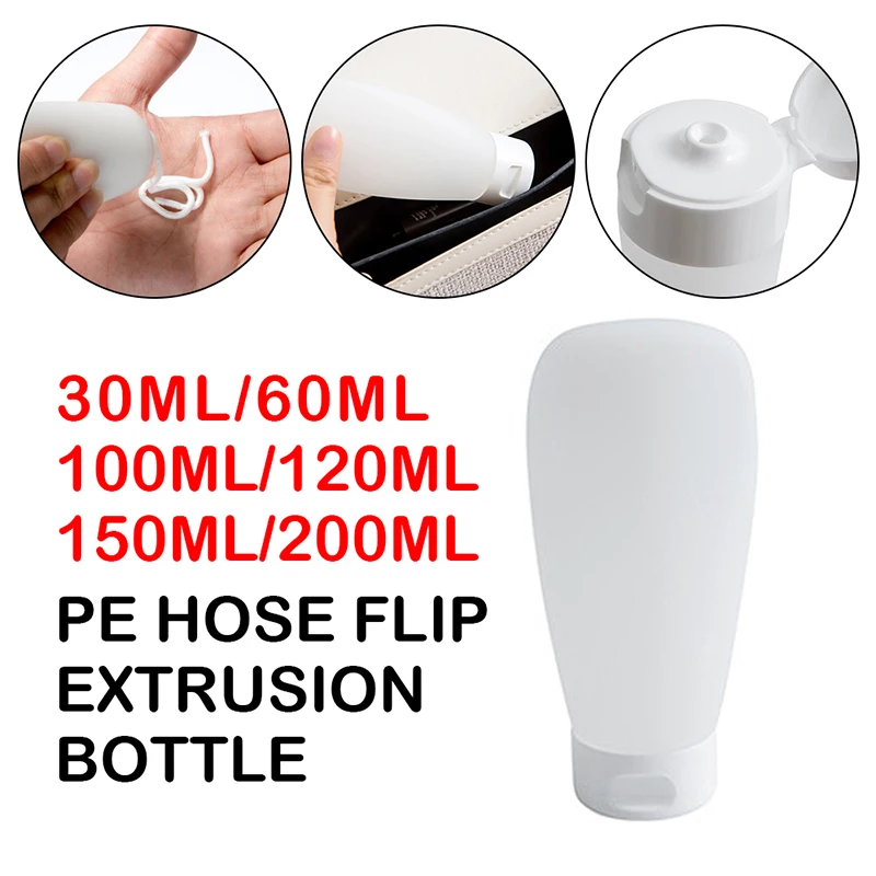 1pcs Travel Cosmetics Bottles Silica Gel Mini Empty Container Skincare Shower Shampoo Jars Tools Portable Extrusion Bottling | Красота и