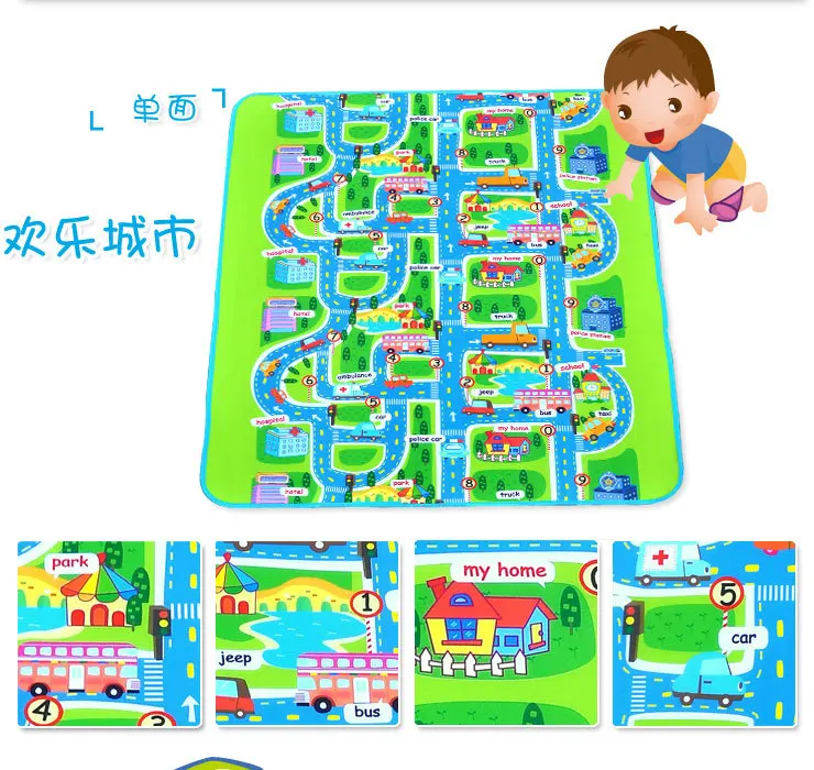 Mambobaby детский ползучий коврик толстый коврик для лазания детский игровой коврик складной коврик для пикника детский игрушечный коврик