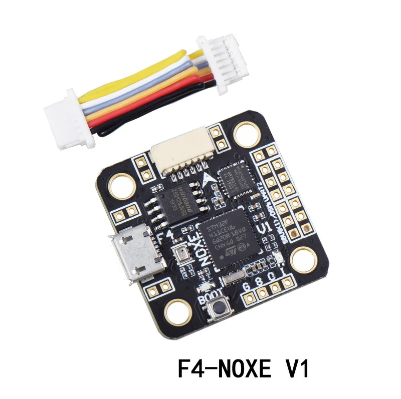 Модернизированный 20x20 мм Betaflight F4 NOXE V1 BEC Контроллер полета AIO OSD BEC w/LC фильтр барометр черный ящик для радиоуправляемого дрона