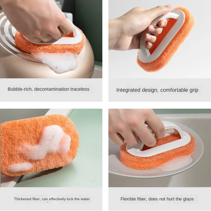 Очистительная щетка для мытья посуды кастрюль с оригинальным Кухня