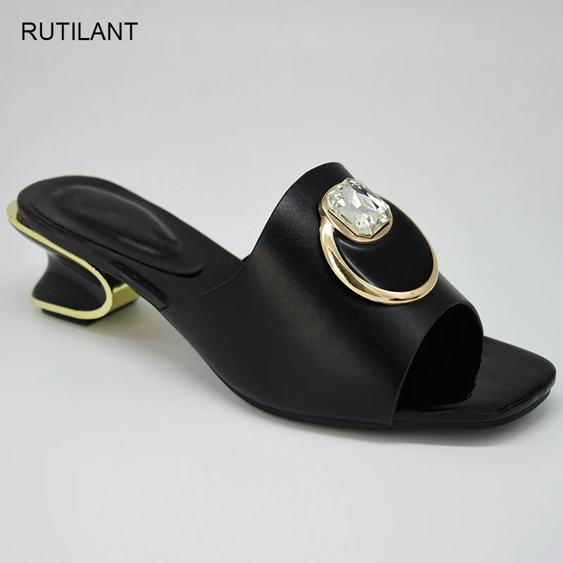 Cheap Slip-On-Shoes Rhinestone African Plus-Size Fashion-Design Women Luxury for  1005001297867043