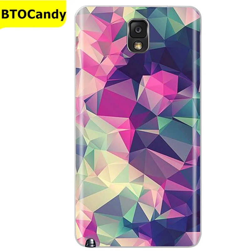 Soft Silicone Case For Samsung Galaxy Note 3 Case Cute Flower Soft TPU Case For Samsung Note 3 Note III Bumper Coque Funda Shell mobile pouch Cases & Covers