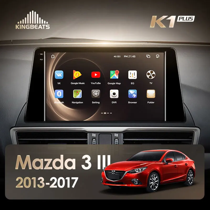 KingBeats штатное головное устройство for Mazda 3 Mazda3 3 Axela BM 2013- GPS Android 8.1 автомагнитола на андроид магнитола для Мазда 3 3 BM автомобильная мультимедиа Octa Core 8 core*1.8G DDR4