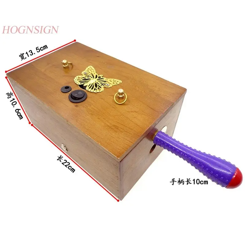 

moxibustion massage Handle Section Solid Wood Cashmere Aizhu Moxibustion Box Waist And Abdomen Special Moxa Pressure Exhaust Fan