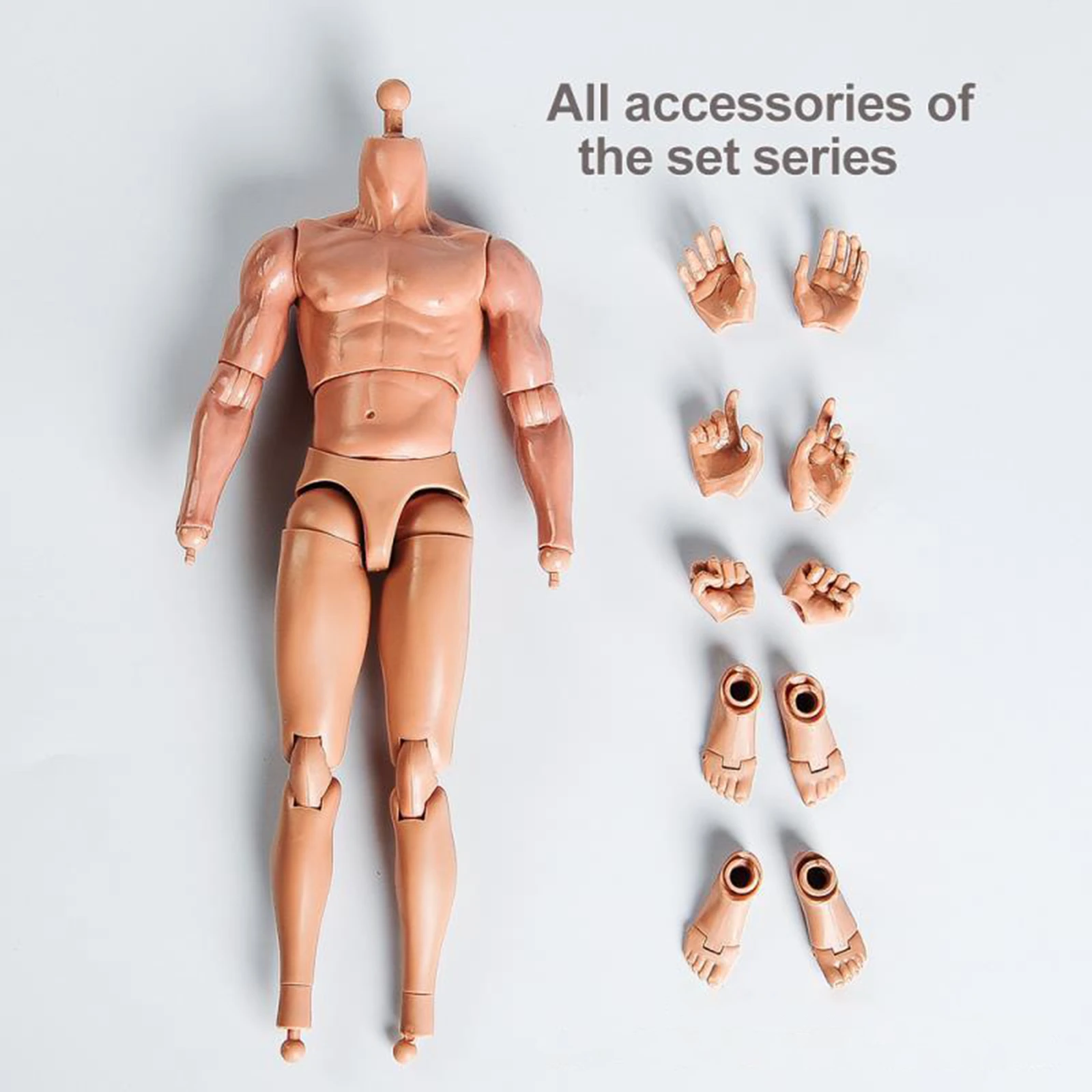 1/6th scale Nude Body Puppe Nahtlose Körper Gelenken flexibel fuer 12 Zoll Puppe
