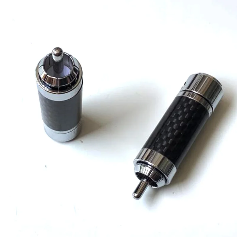 Furutech Stecker Stecker Männlich Rhodiniert HiFi Lautsprecher Jack Carbon Faser Kupfer RCA Anschlüsse Für Audio Verstärker RCA kabel – Detail 3