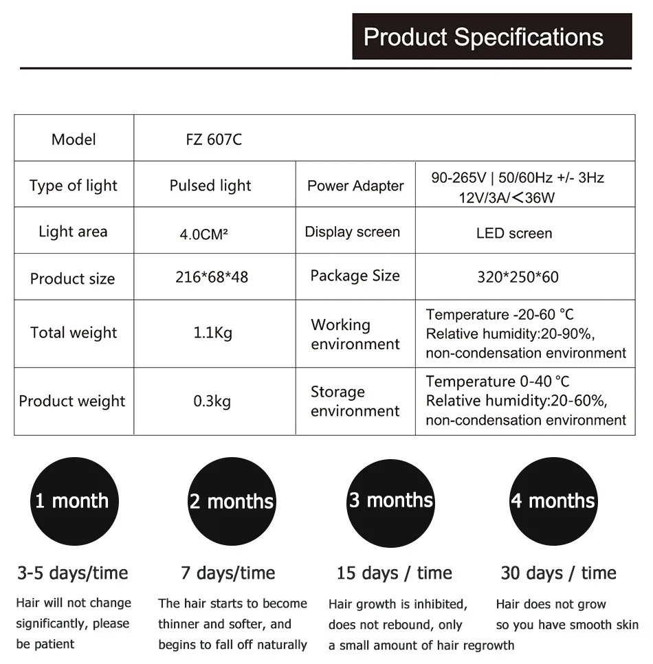 Máquina de Remoção do Cabelo a Laser Depilador a Laser Depilador Permanente Gelo Display Lcd 500000 Pulsos Biquíni Trimmer Como Presente 4in1 Ipl 18 do cabelo a laser gelo display lcd
