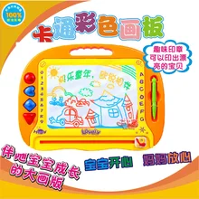 Ou rea детская развивающая игрушка, пластиковая магнитная доска для рисования, большой размер, блокнот для рисования, детский вордпад, цветной, Лидер продаж