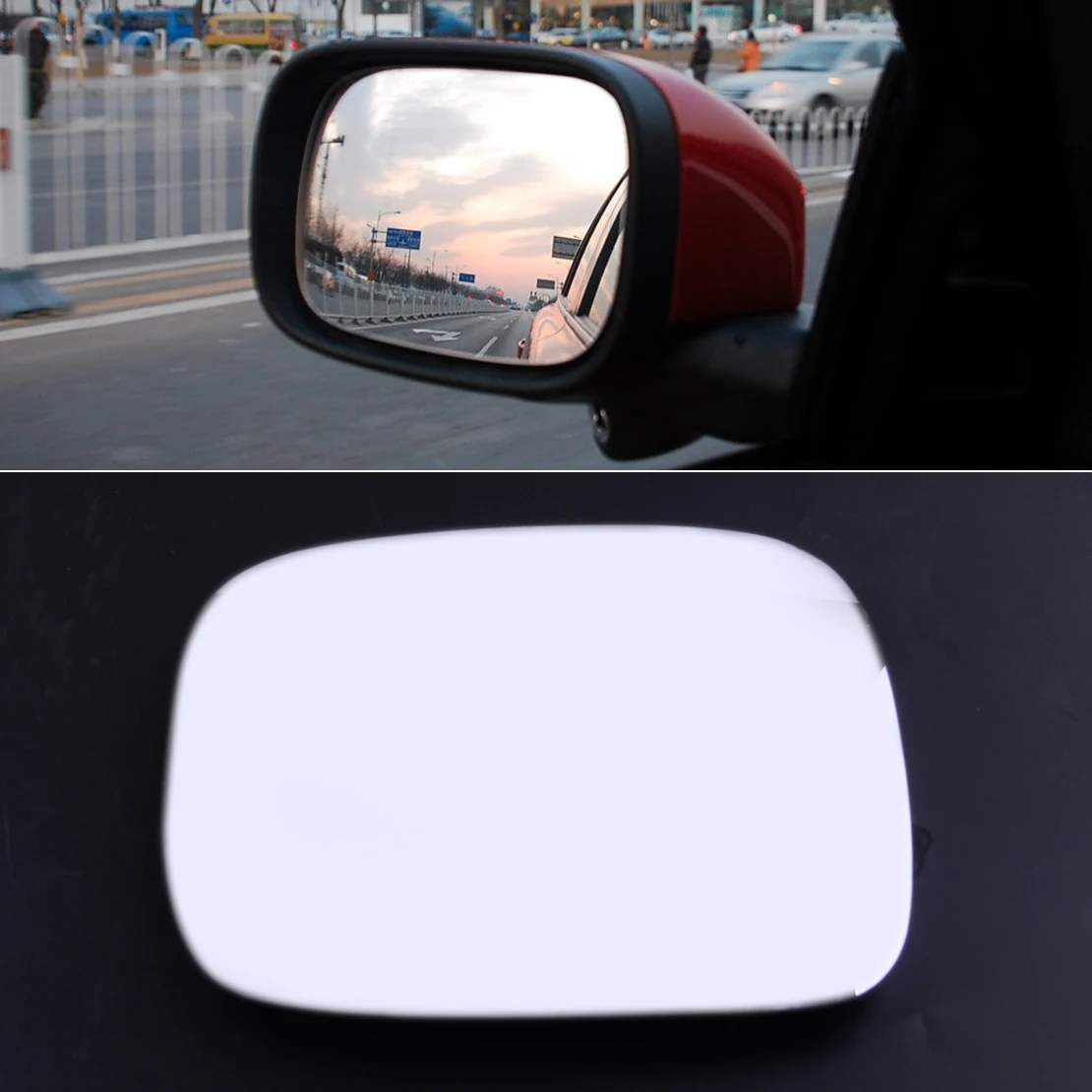 

CITALL Heated Driver Side Wing Mirror Glass with Adhesive Backing Plate fit for Volvo XC70 XC90 2008 2009 2010