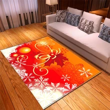 Рождественские украшения для гостиной нескользящее покрытие без запаха большой мягкий фланелевый моющийся прямоугольный пенопластовый ковер тонкий коврик