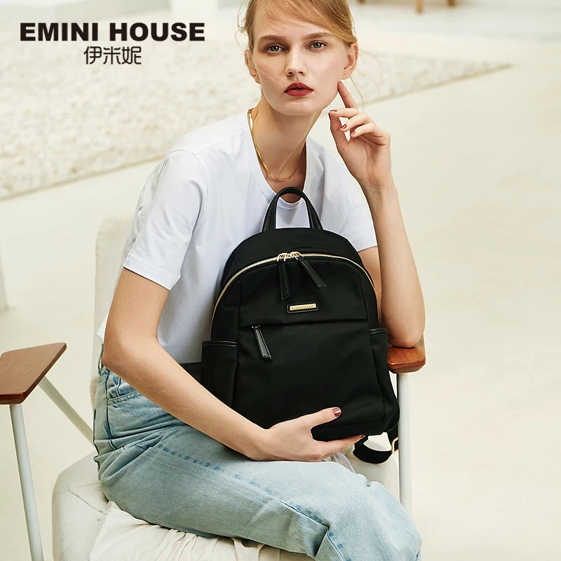 EMINI HOUSE нейлоновый многофункциональный рюкзак водонепроницаемый женская сумка