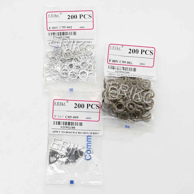 200sets Common Rail Injector Nozzle Sealing Ring F00VC99002 Repair Black Ball Valve Ball F00VC05009 Size 1.5mm for BOSCH (3)