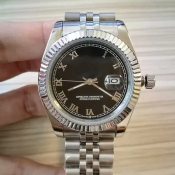 

luxury watch men AAA 40mm automatic mechanical No battery sweeping DateJUST stainless steel watches rolexable 2813
