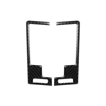 

2Pcs Carbon Fiber Console Middle Air Condition Outlet Vent Trim for Nissan 350Z 06-09 Car Stickers