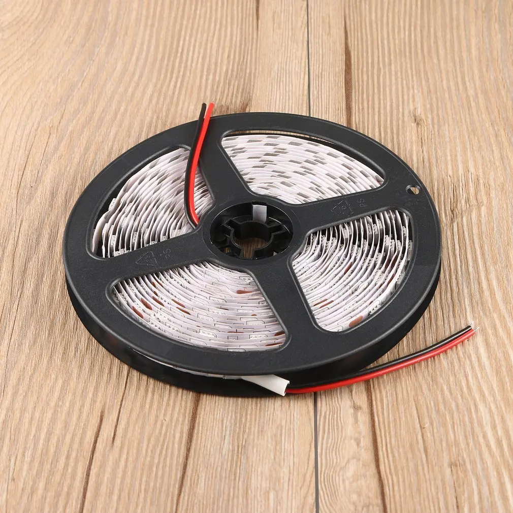 Multi Use 5M 16 Feet 5050 SMD Non Waterproof 300 LEDs Flexible Light LED Sticky Strip DC 12V Cuttable Decoration