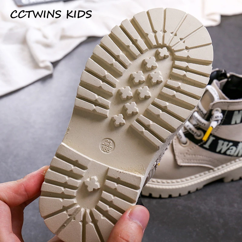 CCTWINS/детская обувь; коллекция года; сезон осень; Модные Ботинки martin из натуральной кожи для девочек; повседневная черная обувь для мальчиков; детская дышащая обувь; MB013