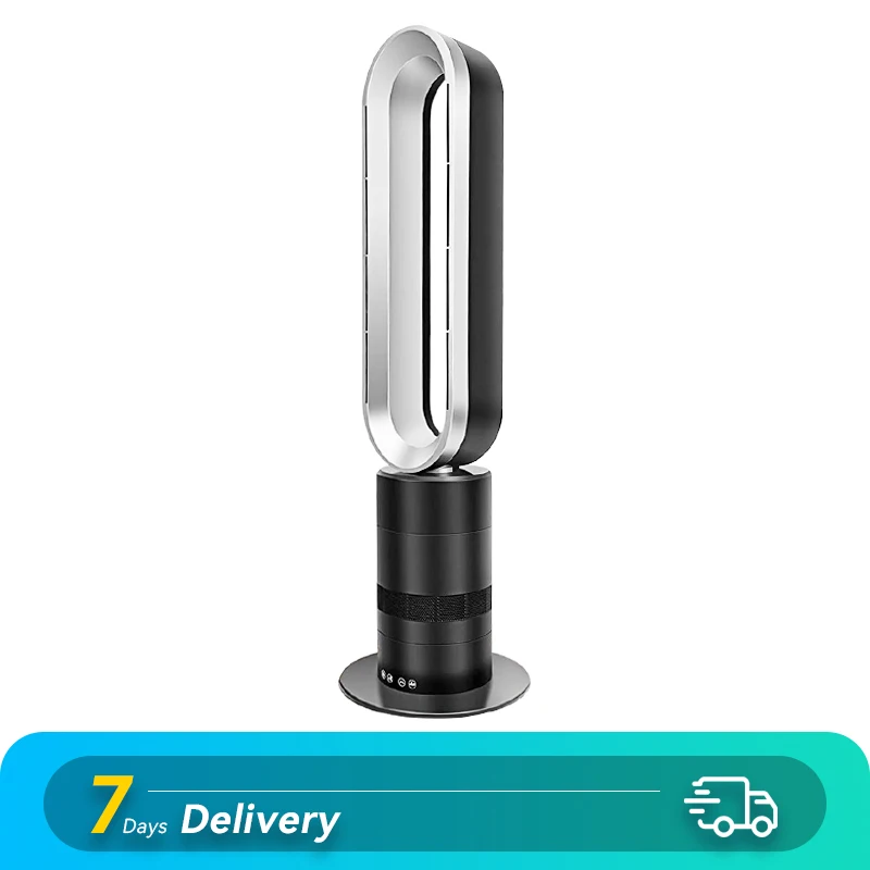 2639 Inch Heater Bladeless Tower Fan Heater Fan Combo 9h Timer 10