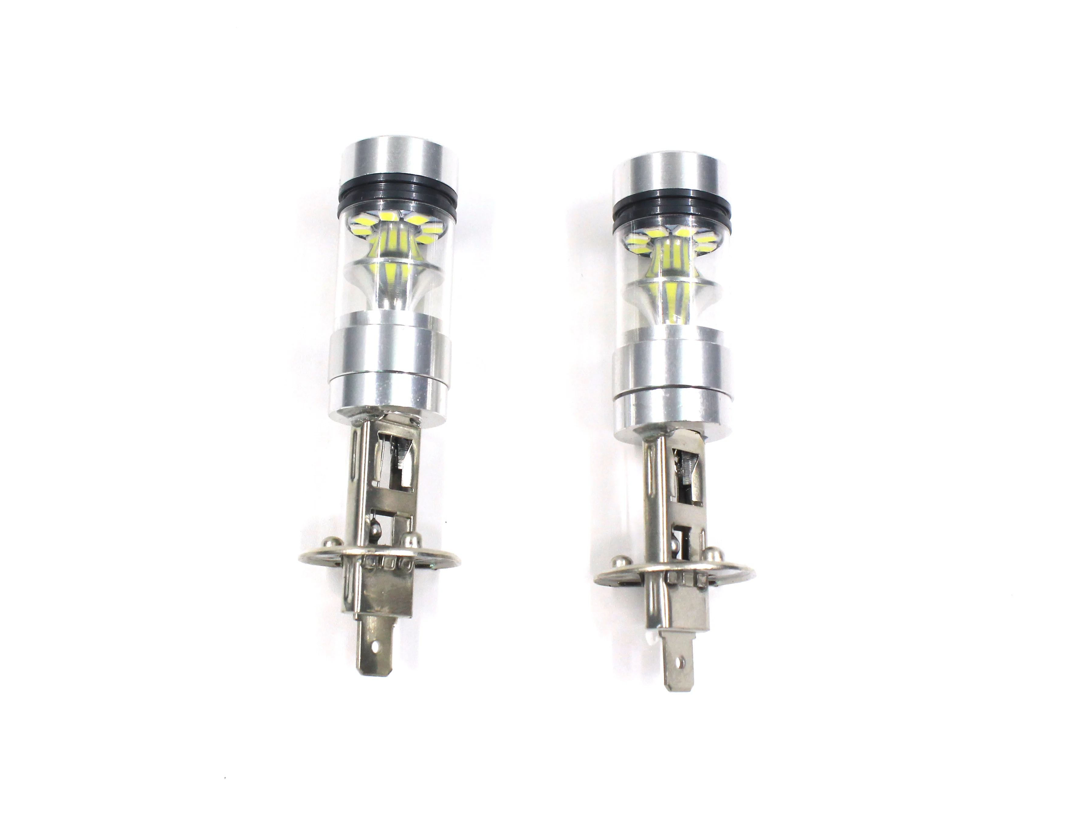 2X Автомобильный светодиодный высокое Мощность противотуманных фар H1 100W DRL 20SMD 12V 6500K белый светодиодный светильник светодиодный противотуманный свет лампы