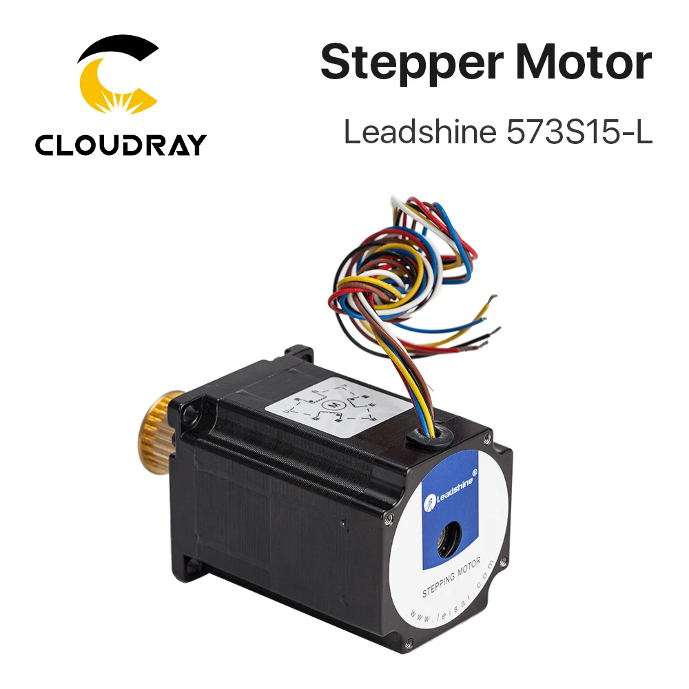 Leadshine 3-phase Digital Stepper Motor 573S15-L 24 Teeth 5.8A for NEMA23 Motor 