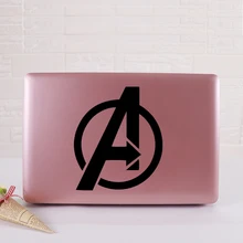 Изысканная наклейка для ноутбука с логотипом Мстителей для Macbook Air retina, Виниловая наклейка из ПВХ для украшения кожи ноутбука