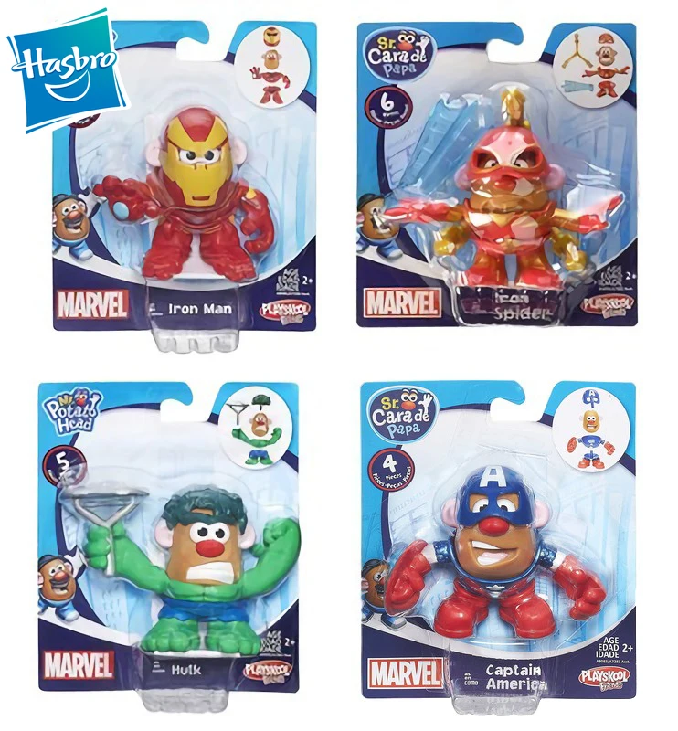 Hasbro Marvel Avengers Mixable Mashable Железный человек Капитан Америка Халк Человек паук мини