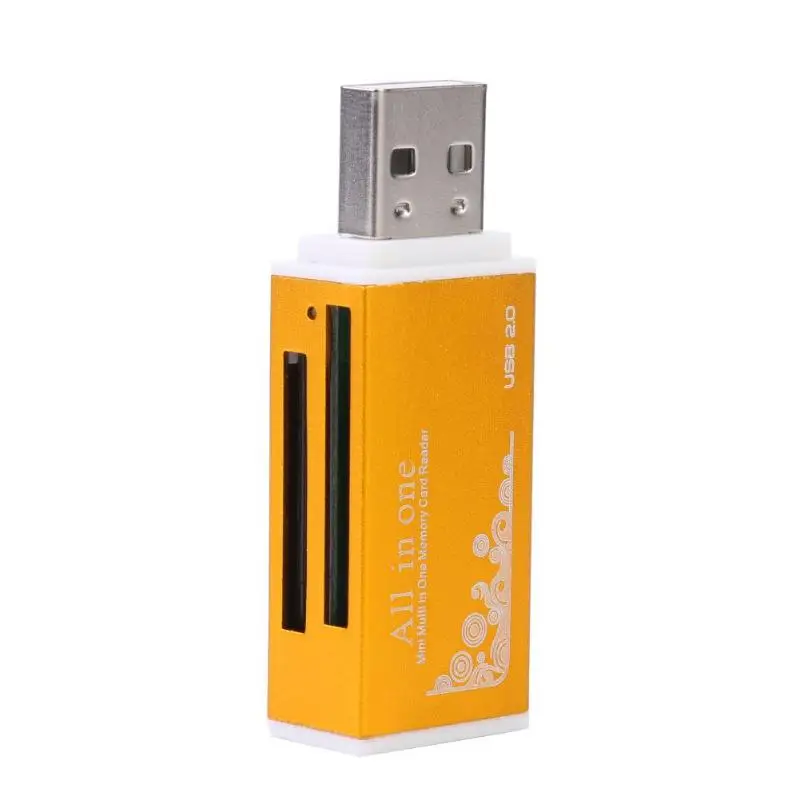 USB2.0 4 в 1 многофункциональный считыватель карт памяти для MS/TF/Micro MS/M2/карты памяти Plug and Play Windows 2000/XP/Vista или более поздней версии