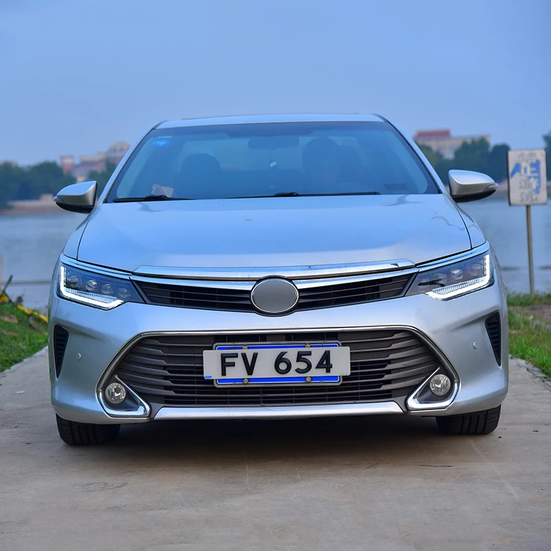 Головной светильник в сборе для Toyota Cmary полный светодиодный светильник источник с светодиодный последовательный сигнал поворота