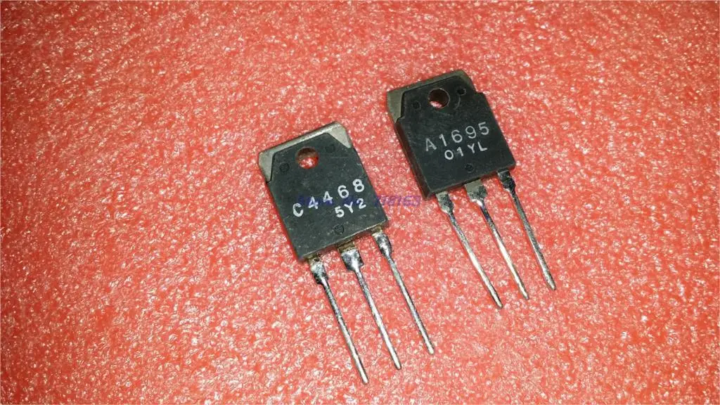 

2pcs/lot A1695 C4468 / 2SA1695 2SC4468 TO-3P dedicated stereo pair In Stock