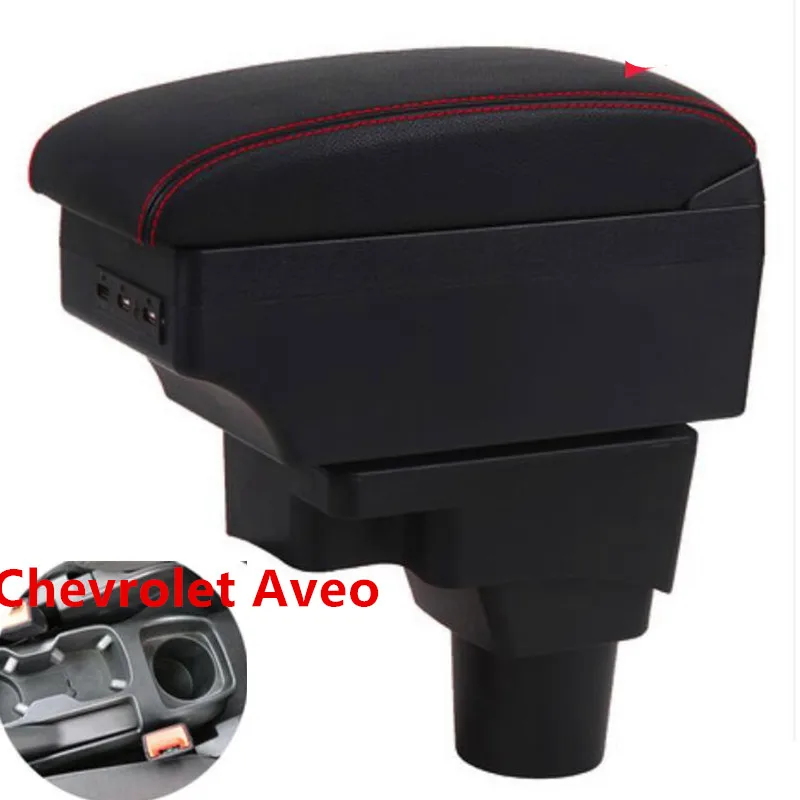 Подлокотник для Chevrolet Aveo Sonic Lova T250 T300 центральный контейнер хранения подставка