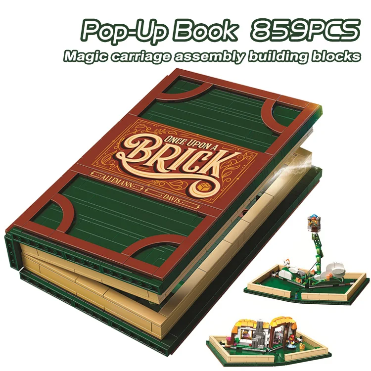 

Magic Fairy Blocks Pop-Up Book Creator Ideas Frozeningly Friends Princess Compatible 21315 Building Blocks Bricks Book Toys Gift