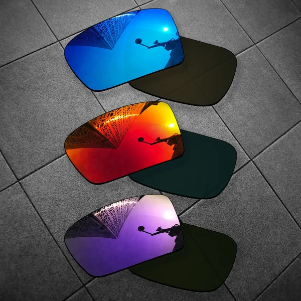 Vonxyz несколько вариантов поляризованные Сменные линзы для-солнцезащитные очки Oakley Gascan, солнцезащитные очки - Цвет линз: Ice-Ruby-Violet