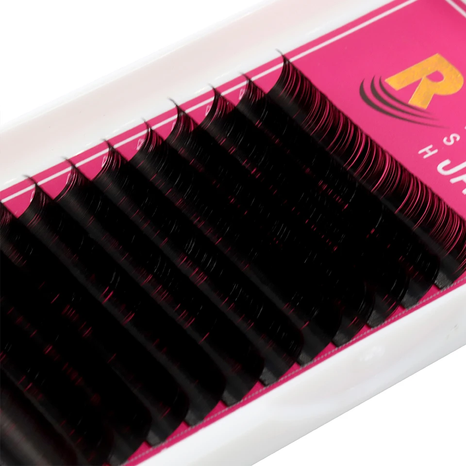 Natural Soft Korea Silk Lashes Extension All Sizes False Eyelash Extension for Professional Russian Volume Lashes Makeup Cilia