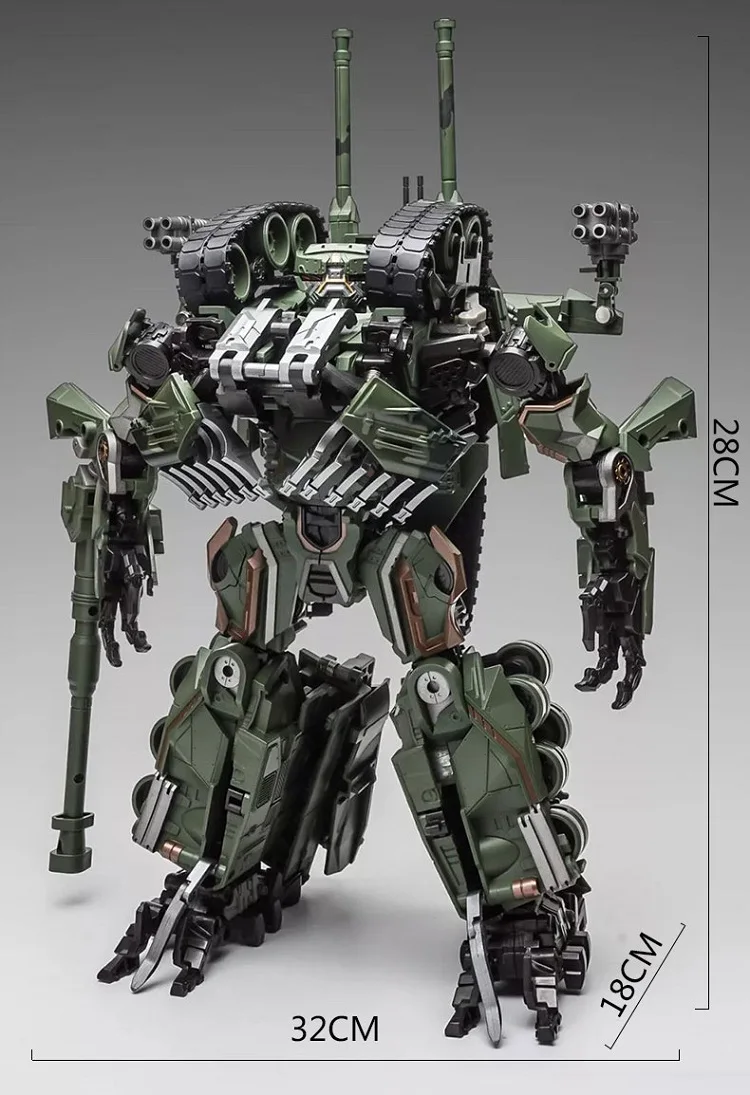WJ Трансформация игрушки драка сплав 28 см SS лидер камуфляж Танк M1A1 режим ко фигурка модель робота коллекция подарки