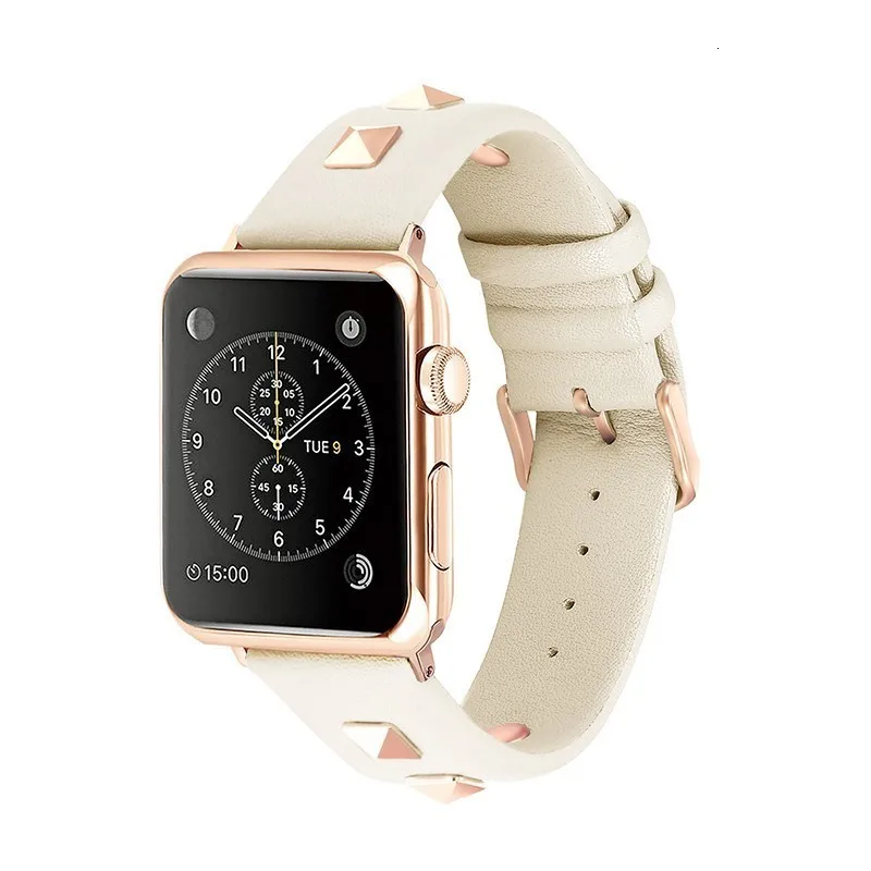 Ремешок из натуральной кожи для Apple Watch Band 42 мм серия 4 3 спортивный браслет 38 мм ремешок для iwatch 4 запястье браслет петля 44 мм