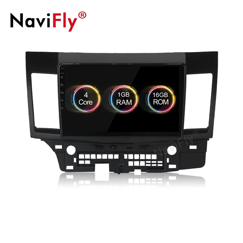 2Din Android 9,0 2.5D Автомобильный мультимедийный радио плеер для Mitsubishi Lancer 2008 2009 2010- автомобильный Радио gps навигация wifi плеер - Цвет: 1G RAM 16G ROM