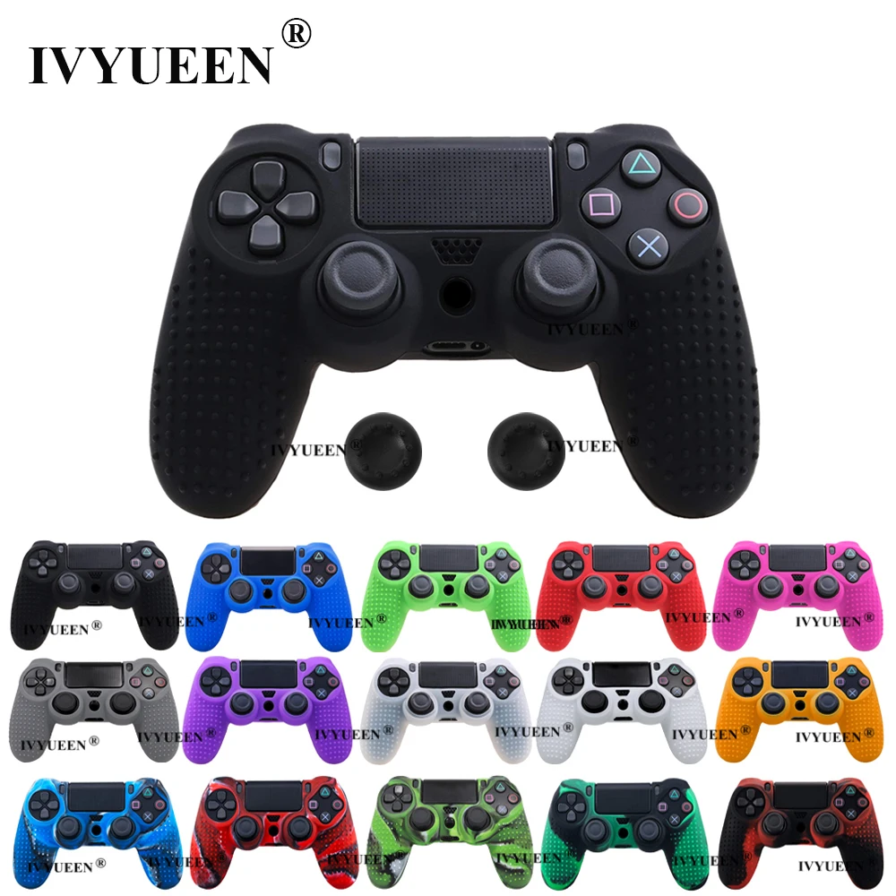 Противоскользящий силиконовый чехол IVYUEEN для контроллеров Sony PlayStation Dualshock 4 PS4 DS4 Pro