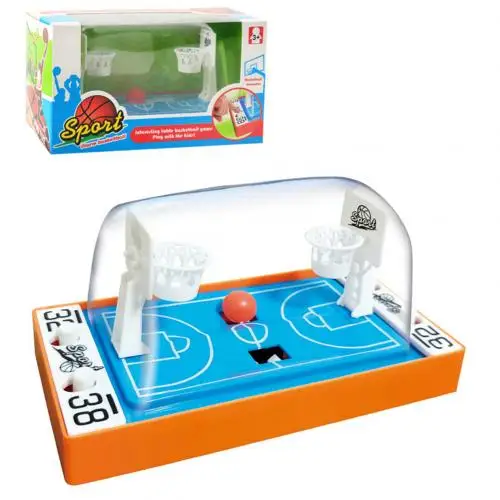 2 игрока Пальчиковый баскетбол стрельба игра, Мини Ручной настольная игра в баскетбол игрушки для детей Детские забавные подарки - Цвет: Orange Blue