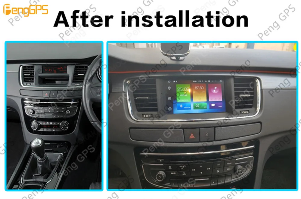 Автомобильный мультимедийный плеер на Android 10 0 с GPS для PEUGEOT 508 2011 2018 телефон