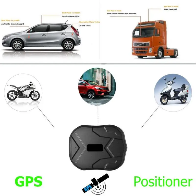 Gps-трекер Мини Автомобильный растредор 5000 мАч 90 дней в режиме ожидания 2G GSM устройство слежения автомобиля водонепроницаемый магнитный gps локатор