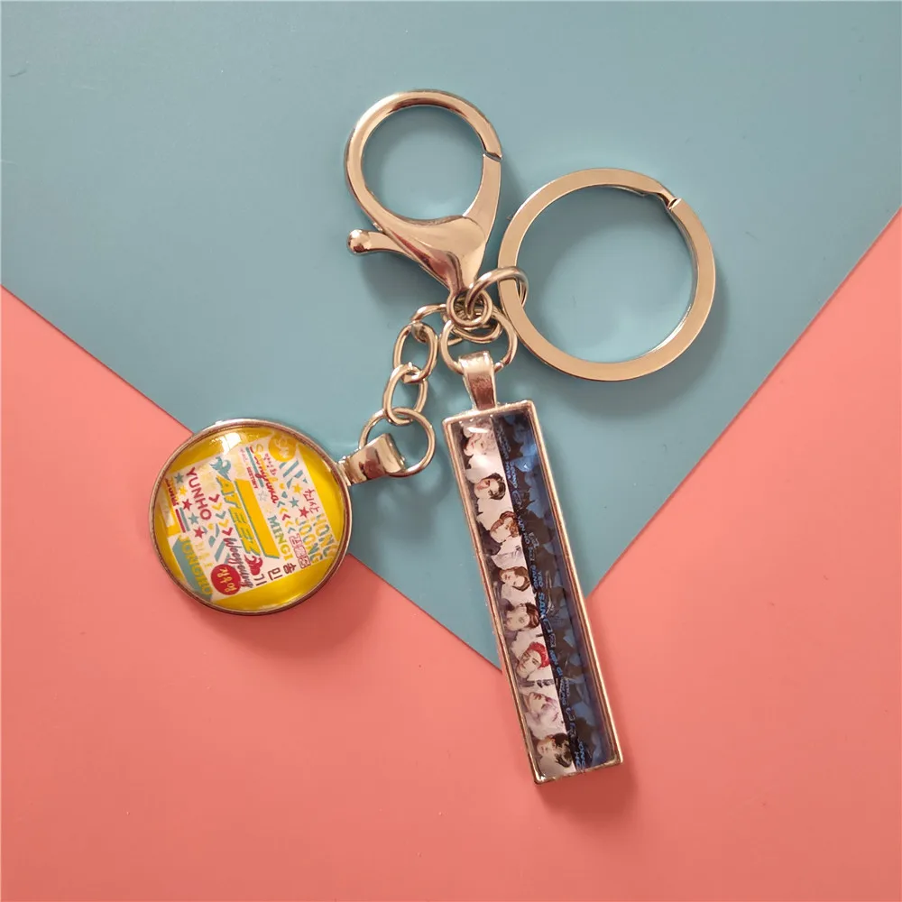 KOPOP ATEEZ Keychain Ladder ANTY Metal ANSWER New Album HONG JOONG Key Chain Ring Cute Bag Charm Wholesale K-pop | Украшения и