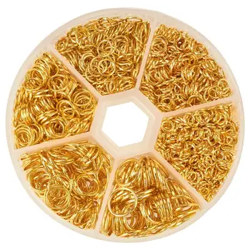 

1 Box Iron Open Jump Rings Chain Links Connectors Jewelry Findings 1745pcs/box