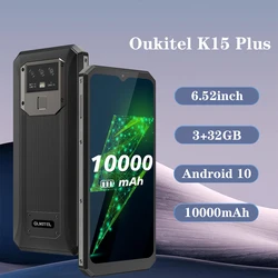 Global Version OUKITEL K15 Plus 10000mAh NFC Smart Phone 6.52