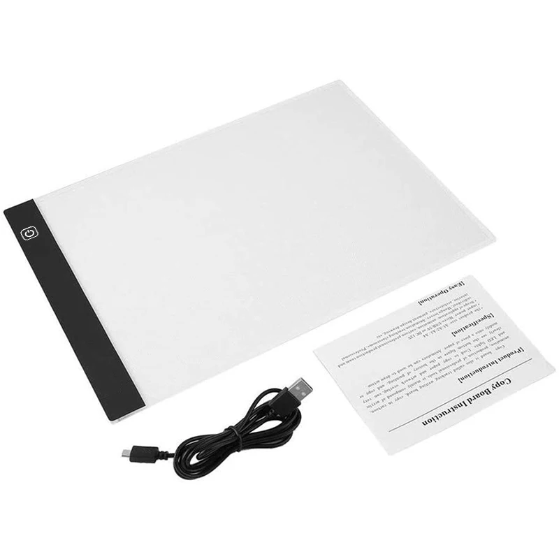 Almofada de Luz para Pintura Caixa de Luz Stepless Escurecimento Led Diamante Artcraft Rastreamento Digital Comprimidos Desenho Tablet a5 - a4 a3 a2 10 High Quality Computador e Escritório