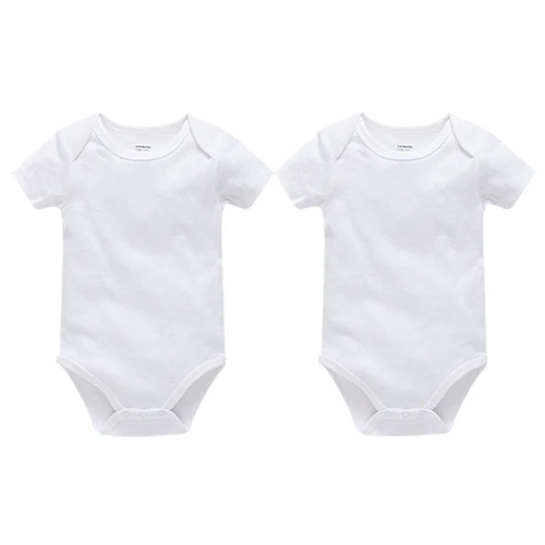 Г. Летняя однотонная хлопковая одежда для новорожденных девочек ropa de bebe с короткими рукавами, с круглым вырезом, 3, 6, 9, 12, 18, 24 м, детские комбинезоны для маленьких мальчиков - Цвет: 2HY2209