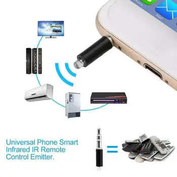 

Mini 3.5mm Mobile Phone Smart Infrared IR Transmitter Remote Jack Plug Control For Air Conditioner Smrt Home Emitter for iPhone