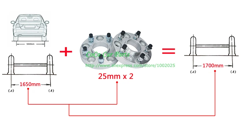 2 шт./лот) 25 мм PCD 5x127 CB 71,6 14x1,5 шины расширенные прокладки ступицы колеса автомобиля прокладка для Buick